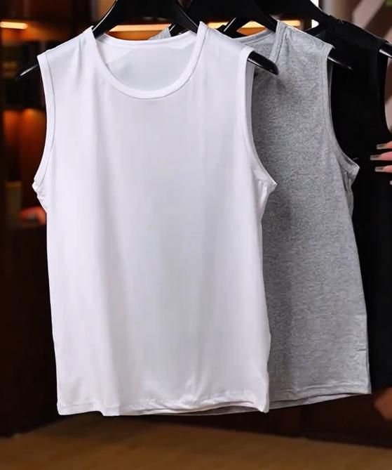 Comfortable Breathable Round Neck Vests for Men's (Pack of 3)