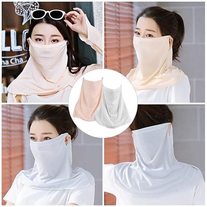 Women UV Protection Outdoor Neck Wrap Cover (Pack of 2)