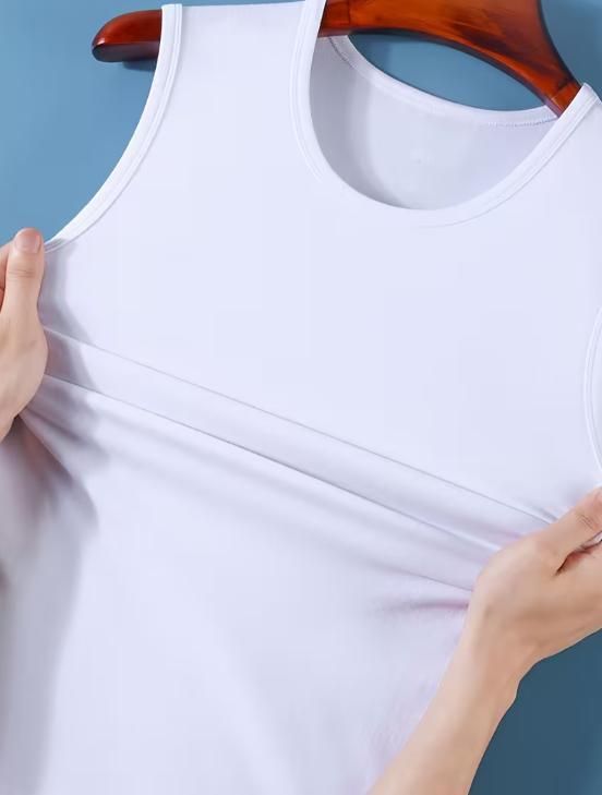 Comfortable Breathable Round Neck Vests for Men's (Pack of 3)